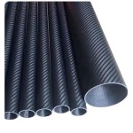 Original 3K Carbon Fiber Tube Length 1000MM Twill Matte Wall Thickness 1mm High Strength Full DIY Model and Kites